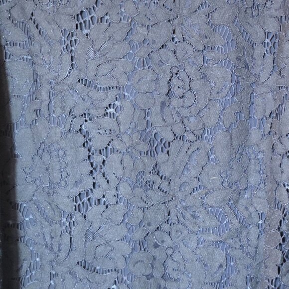 Ralph Lauren Kadelyn Lace Blouse Plus Size 3X Navy Blue Romantic Feminine NWT - Picture 3 of 7